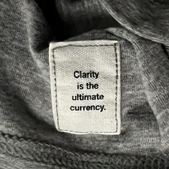 Vuori Men Solid Gray Strato Tech Tee Short Sleeve Performance Crew Shirt V126 S - Picture 4 of 6